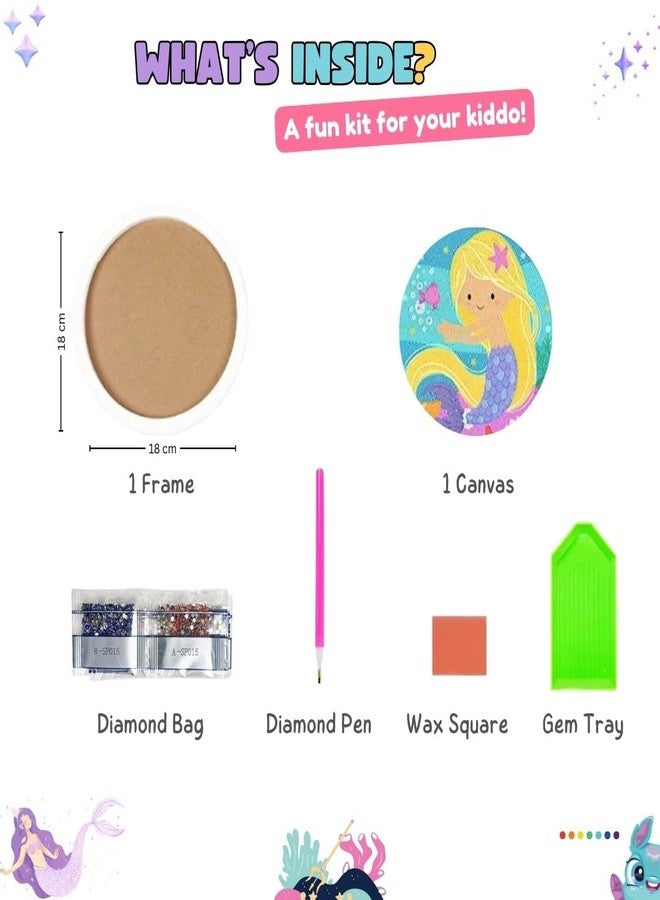 Tinker Squad Diamond Painting Art DIY Kit for Kids Girls | DIY Diamonds Gem Art and Craft Kit for Kids Girls | Diamond Painting Set Kit for Women | Diamond Crystal Art Painting Art & Craft Kits for Kid - Image 3